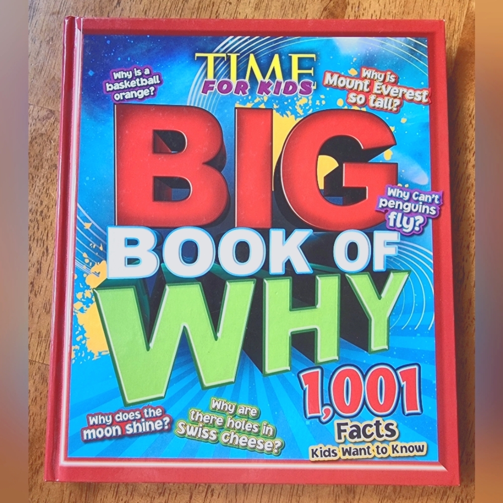 TIME FOR KIDS Big Book of Why - 1,001 Facts Kids Want To Know Hardcover Book